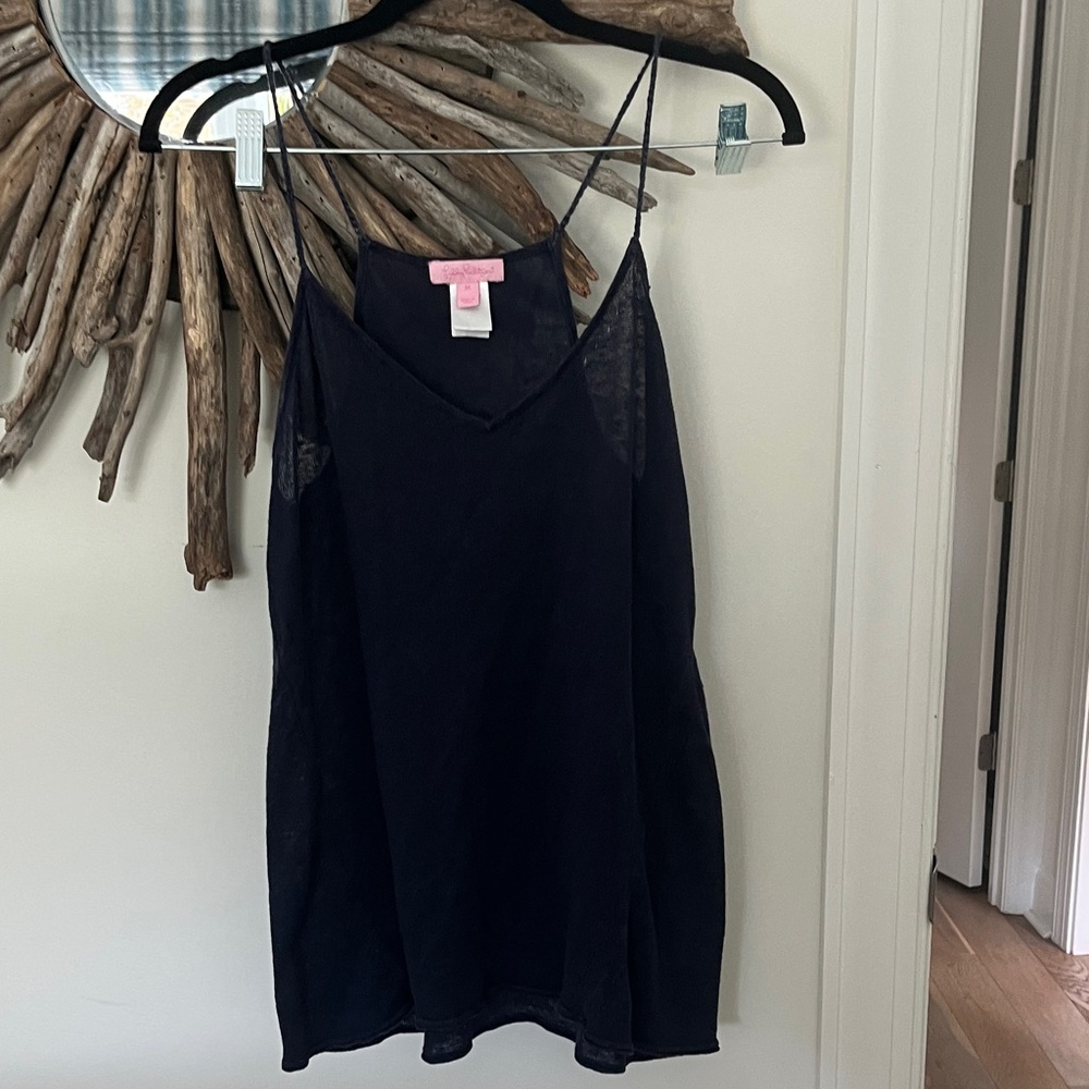 Lilly Pulitzer Black Camisole Top